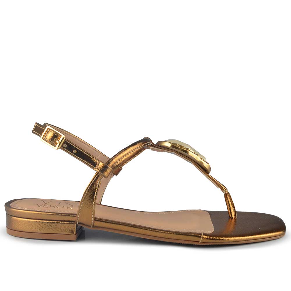 Sandália Rasteira Vero K Feminina 2700.21 - Foto 1