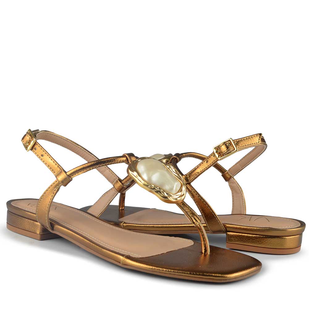 Sandália Rasteira Vero K Feminina 2700.21 - Foto 6