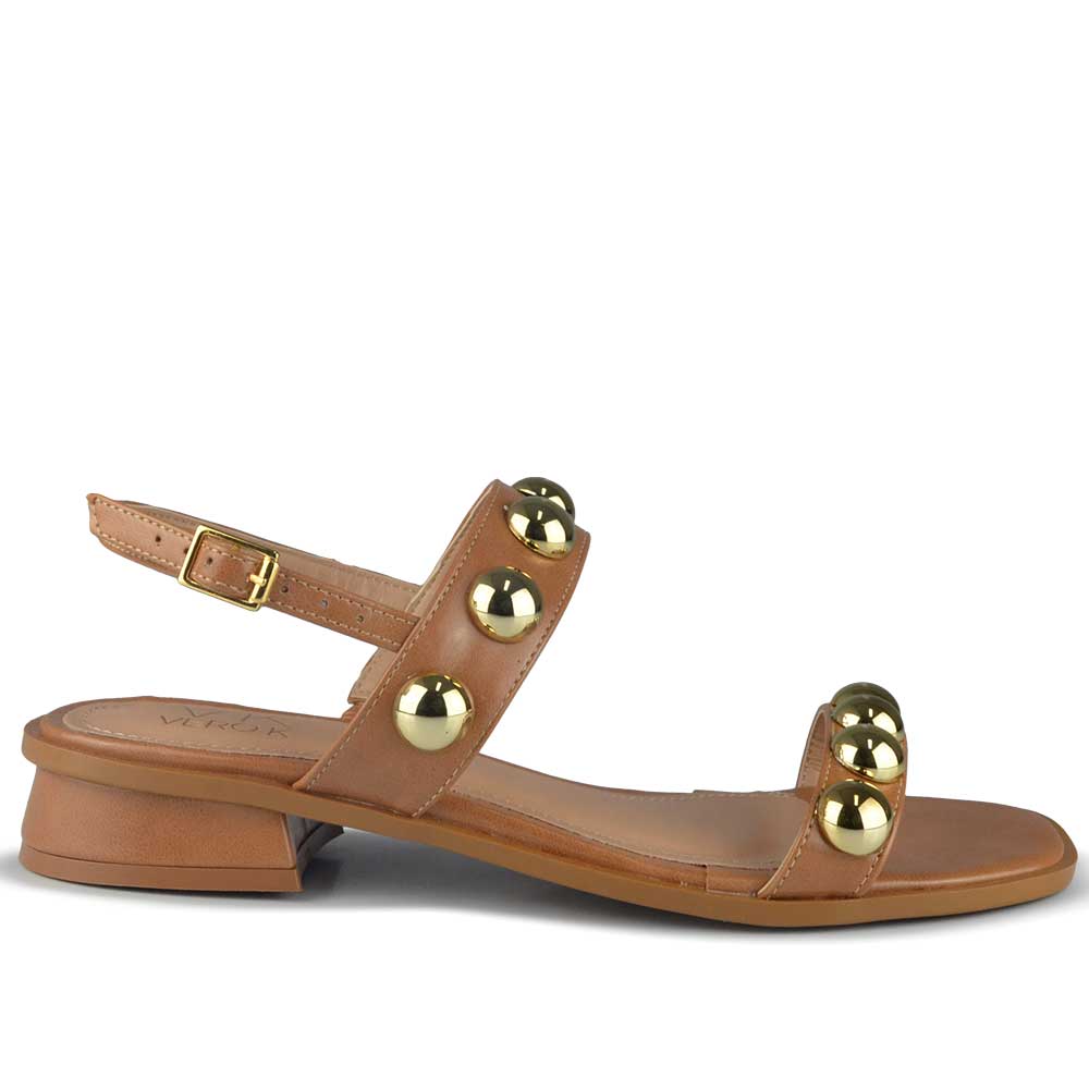 Sandália Salto Baixo Vero K Feminina 2950.152 - Foto 1