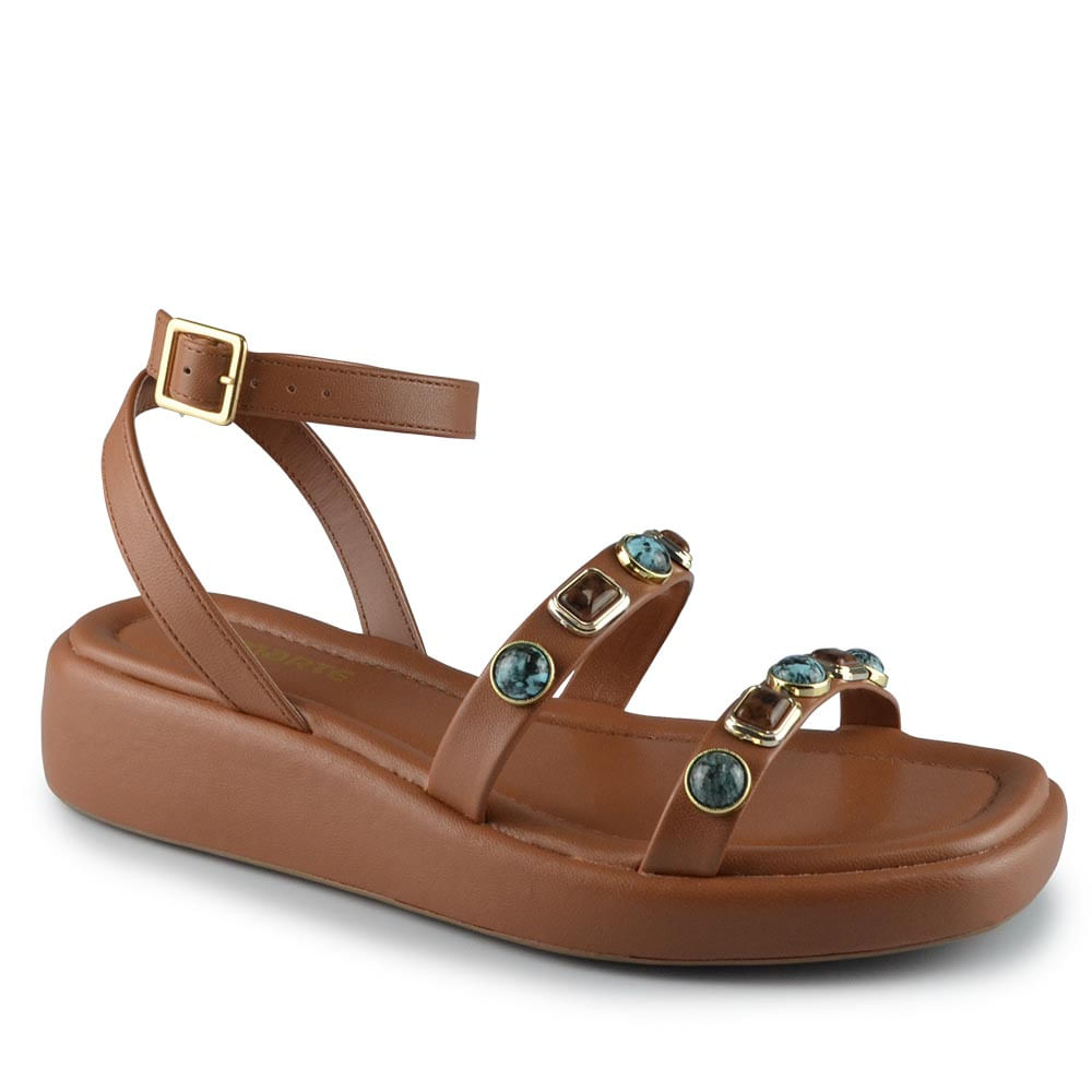 Sandália Papete Via Marte Feminina 267-001-01 - Foto 2