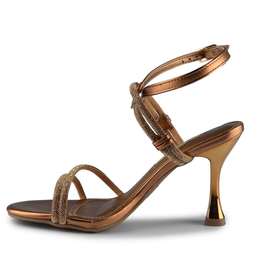 Sandália Salto Alto Via Marte Feminina 149-028-02 - Foto 2