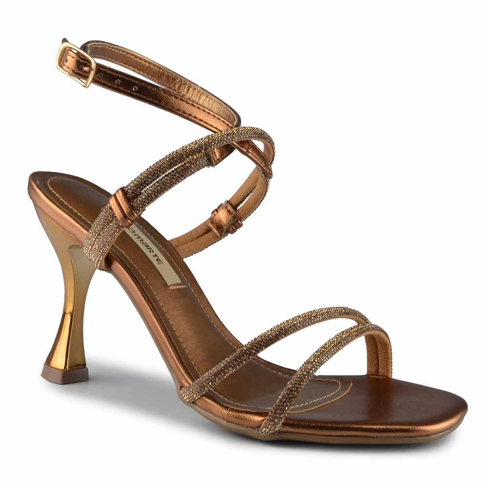 Sandália Salto Alto Via Marte Feminina 149-028-02 - Foto 3