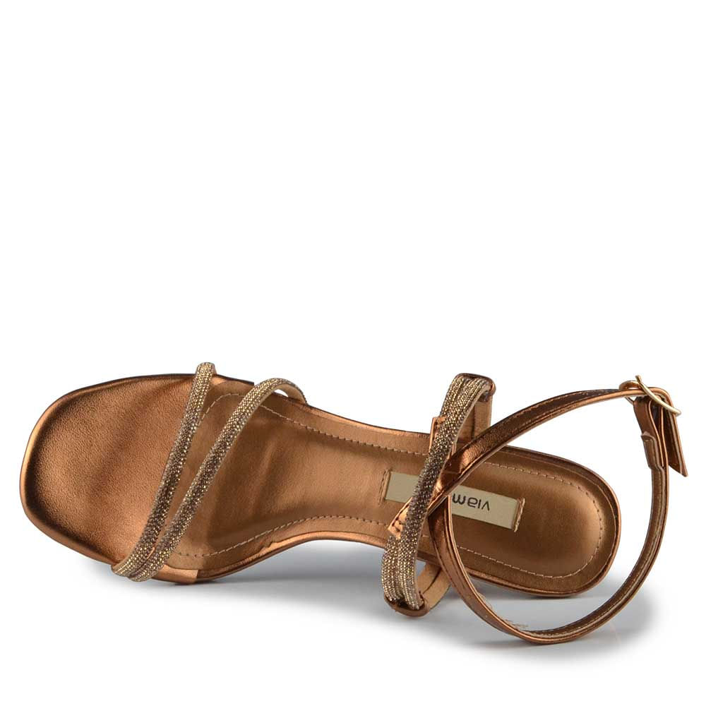 Sandália Salto Alto Via Marte Feminina 149-028-02 - Foto 4