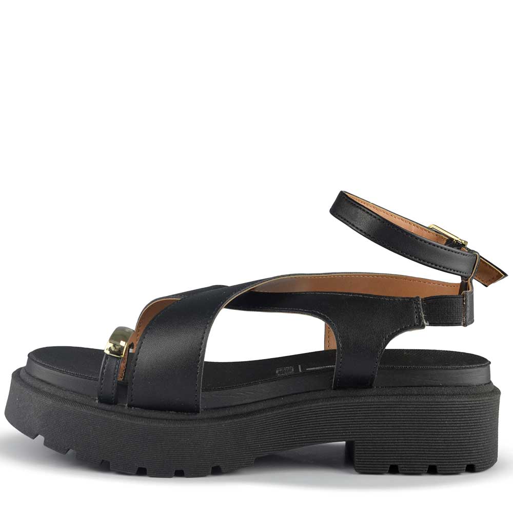 Sandália Flatform Vizzano Feminina Tratorada 6499.122 - Foto 3