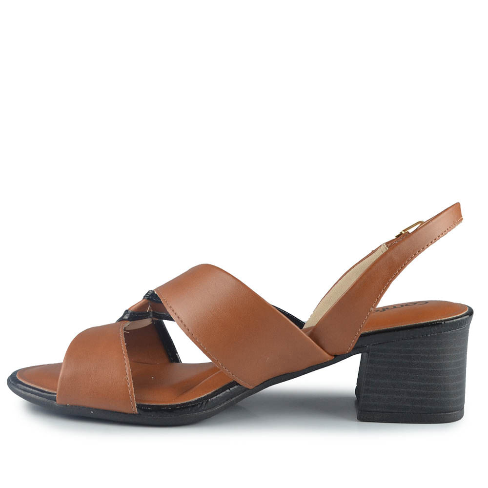 Sandália Salto Bloco Comfortflex Feminina 2556404 - Foto 3