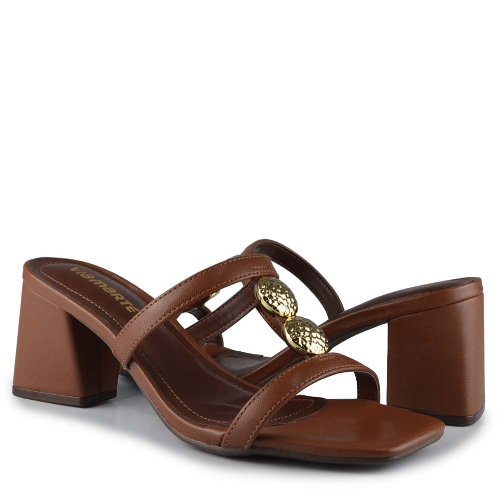 Tamanco Via Marte Feminino 264-003-01 - Foto 6