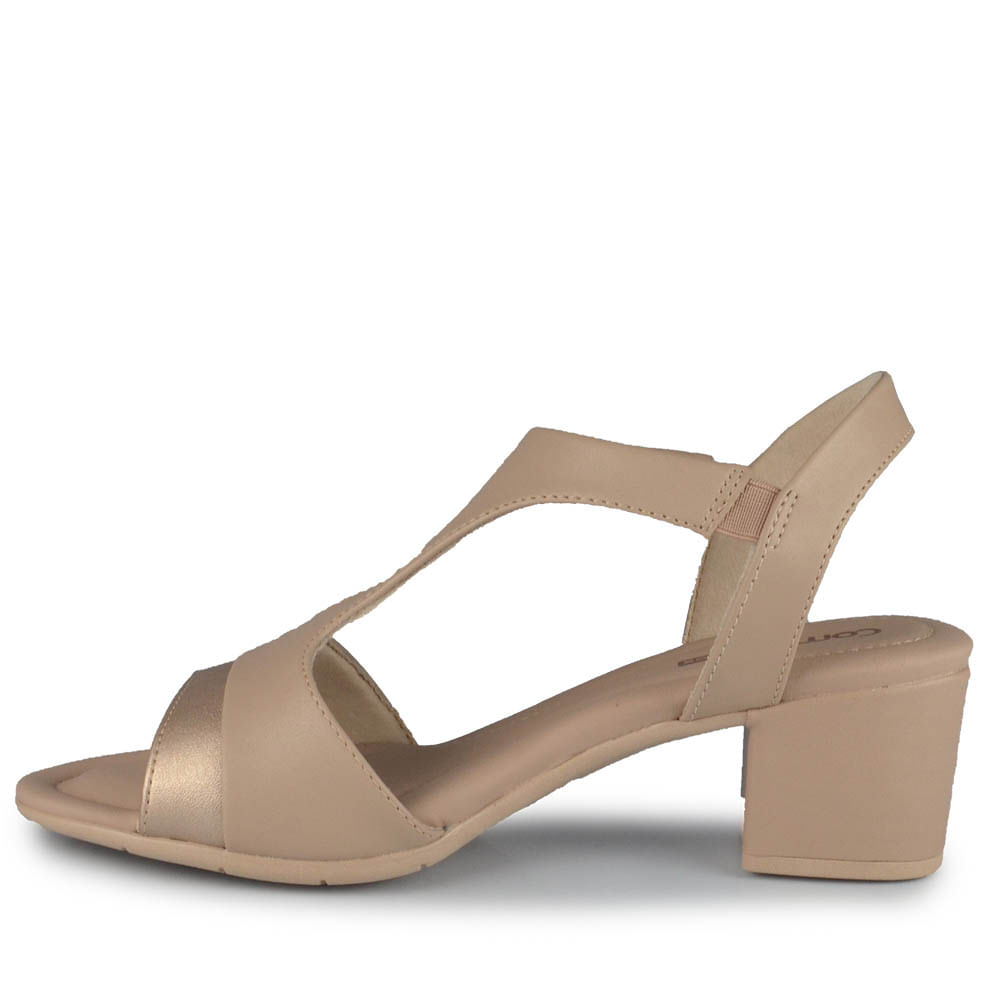 Sandália Salto Baixo Comfortflex Feminina 2557406 - Foto 3