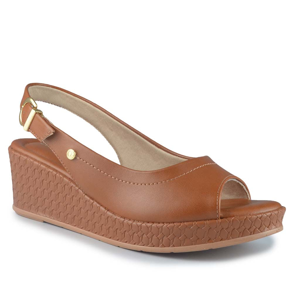 Sandália Anabela Comfortflex Feminina 2553405 - Foto 2