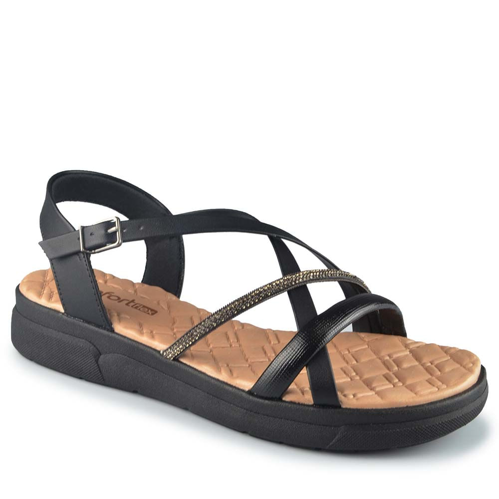 Sandália Comfortflex Feminina 2542404 - Foto 2