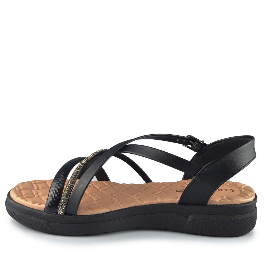 Sandália Comfortflex Feminina 2542404 - Foto 3