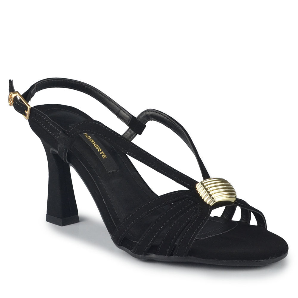 Sandália Salto Alto Via Marte Feminina 279-009-01 - Foto 2