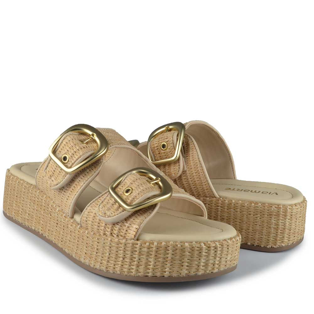 Sandália Papete Via Marte Feminina 312-006-01 - Foto 6