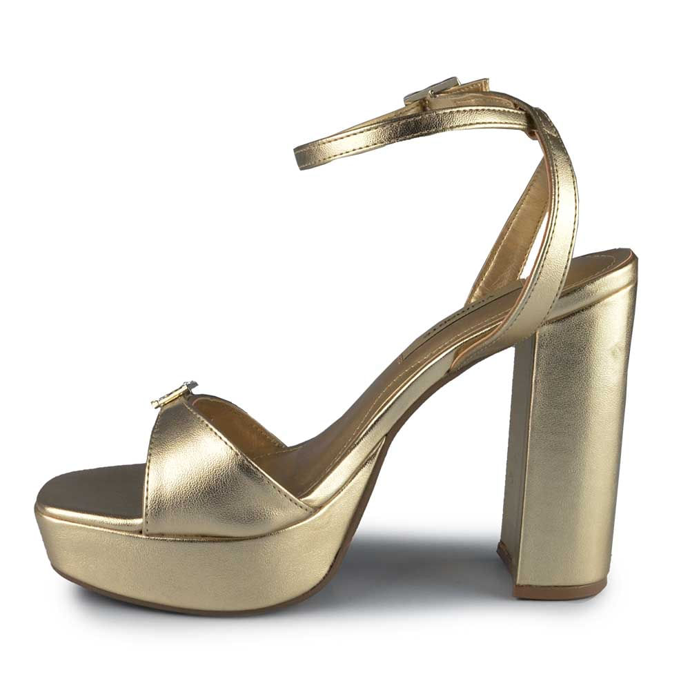 Sandália Salto Alto Via Marte Feminina 284-001-01 - Foto 3