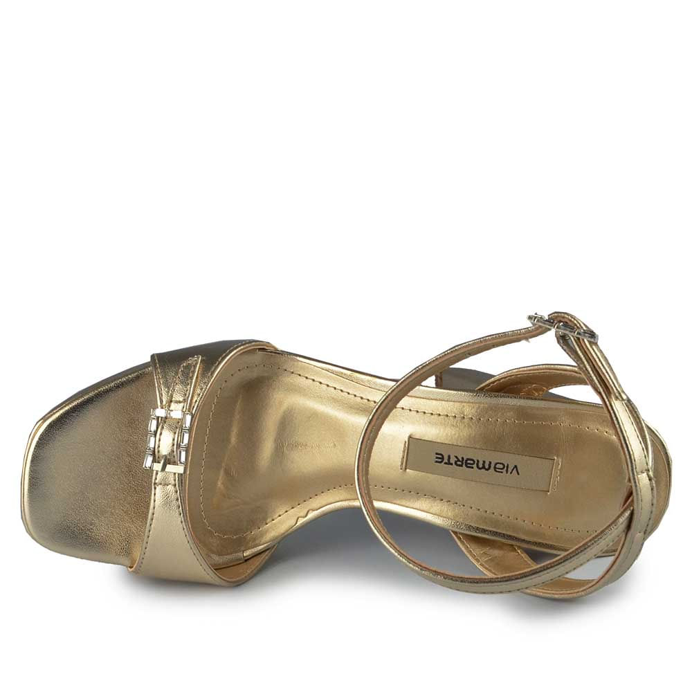 Sandália Salto Alto Via Marte Feminina 284-001-01 - Foto 4