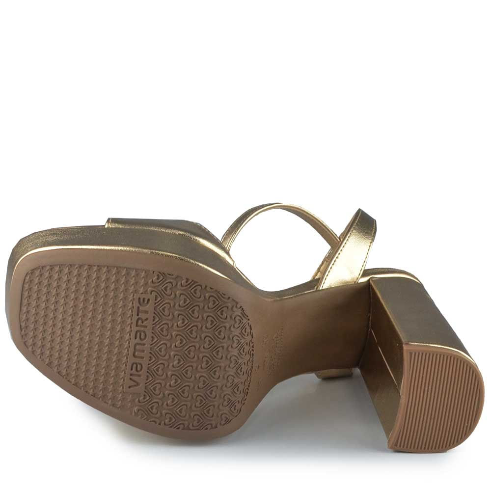 Sandália Salto Alto Via Marte Feminina 284-001-01 - Foto 5