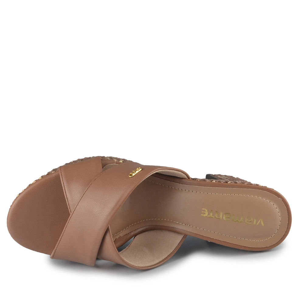 Tamanco Via Marte Feminino 275-008-01 - Foto 4