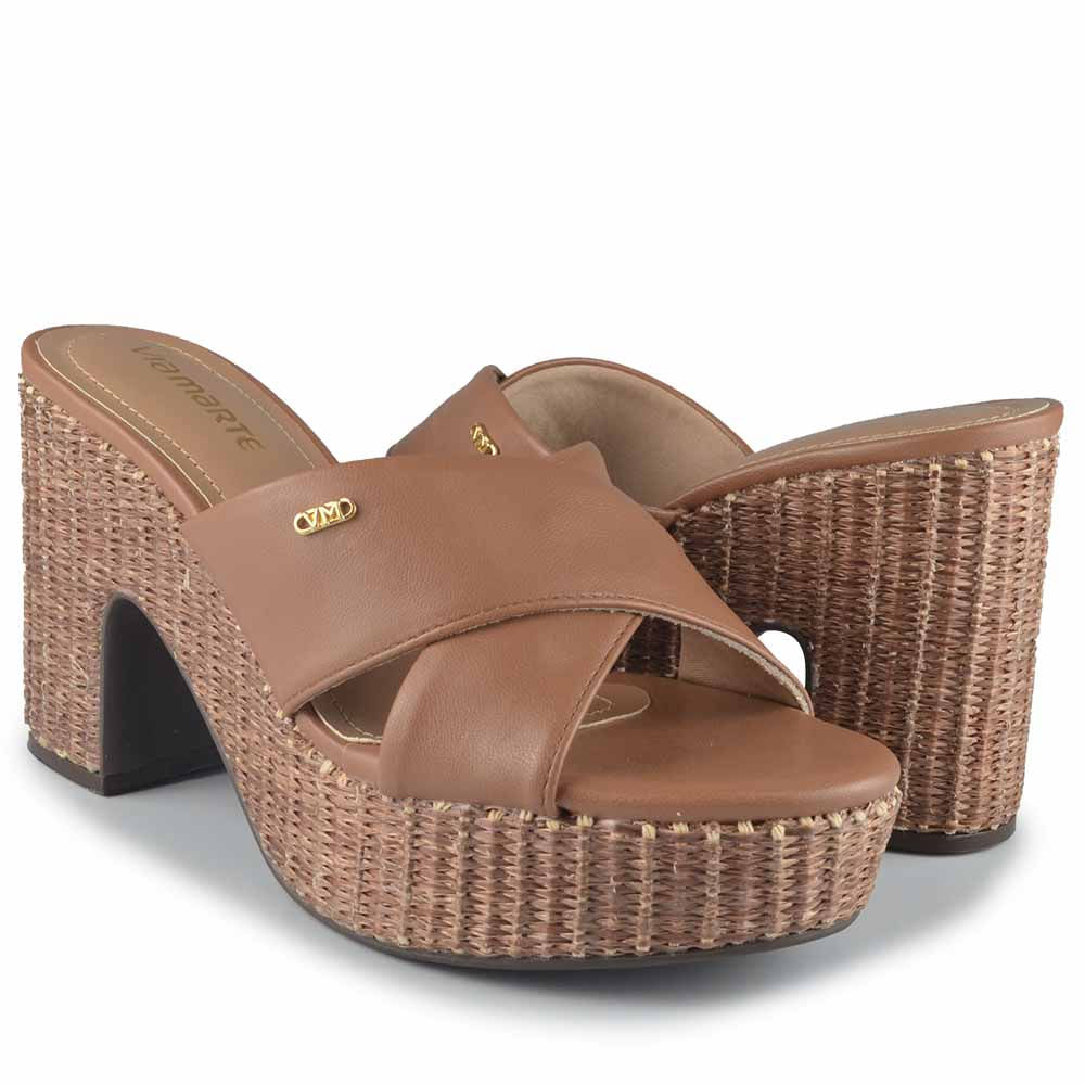 Tamanco Via Marte Feminino 275-008-01 - Foto 6