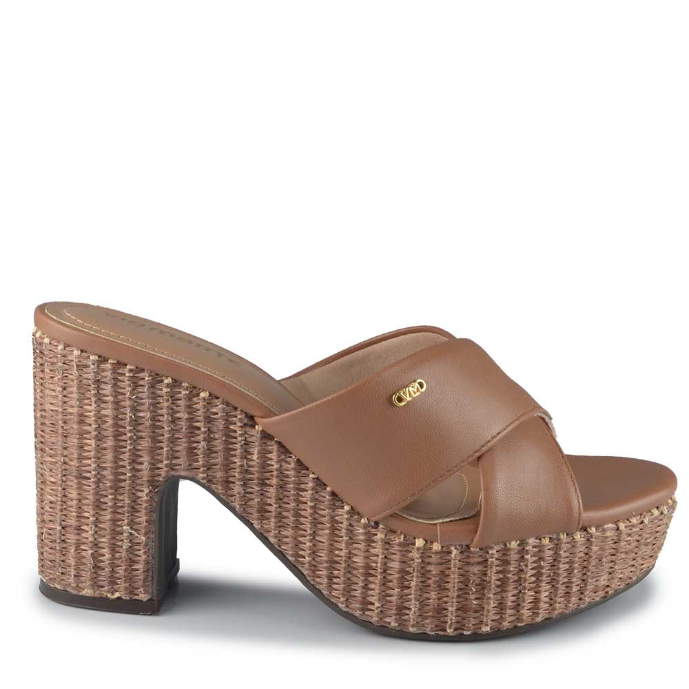 Tamanco Via Marte Feminino 275-008-01 - Foto 1