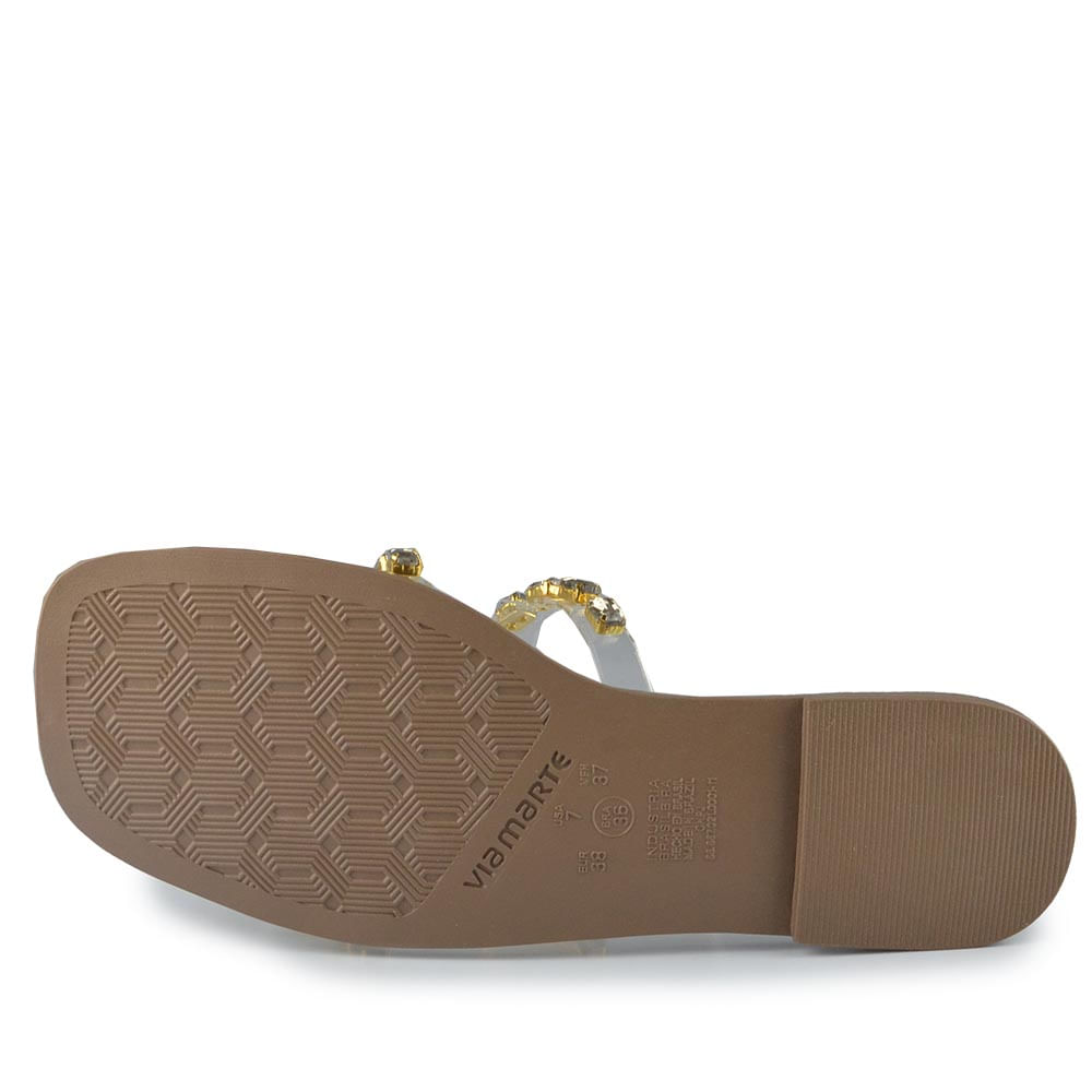 Sandália Rasteira Via Marte Feminina 291-008-01 - Foto 5