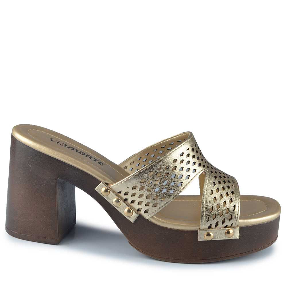 Tamanco Via Marte Feminino 311-004-01 - Foto 1