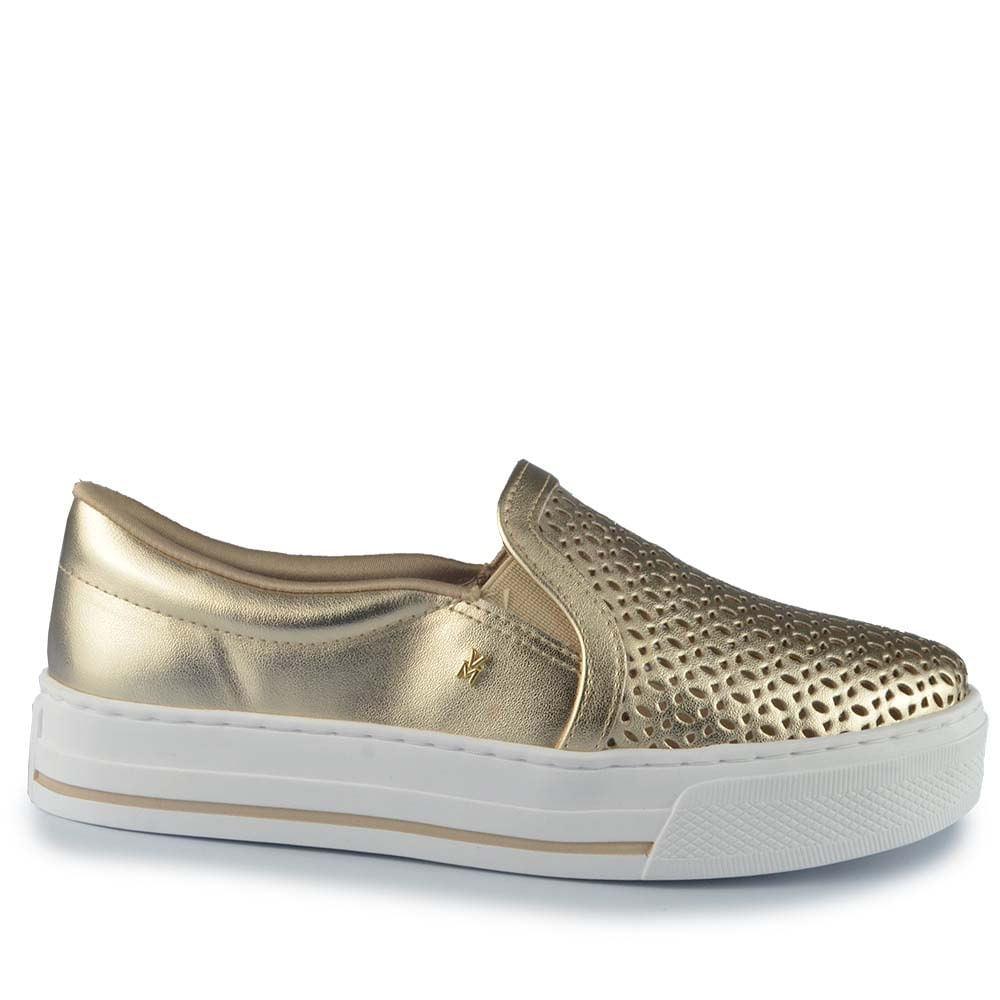 Tênis Casual Via Marte Feminino Slip On 027-035-06 - Foto 1