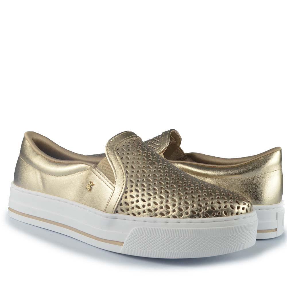 Tênis Casual Via Marte Feminino Slip On 027-035-06 - Foto 6