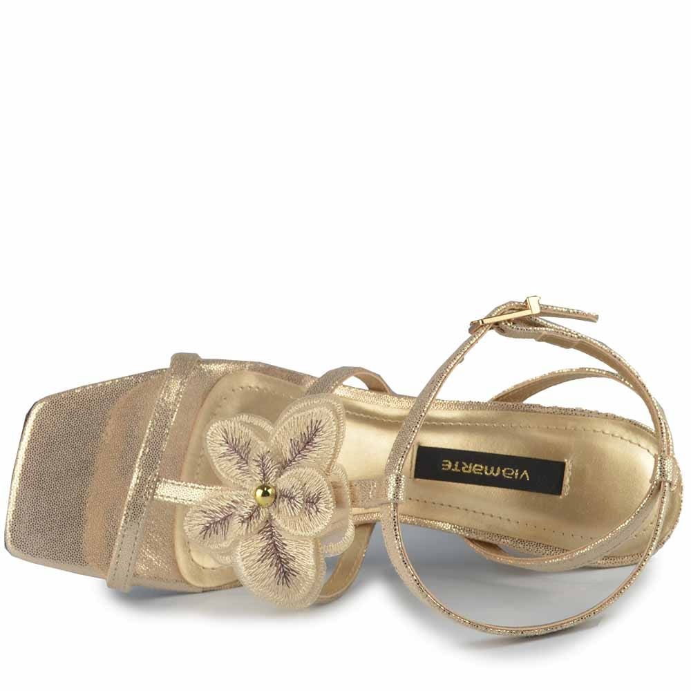 Sandália Salto Alto Via Marte Feminina 298-009-03 - Foto 4