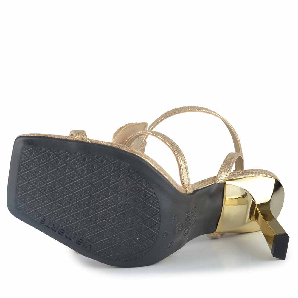 Sandália Salto Alto Via Marte Feminina 298-009-03 - Foto 5