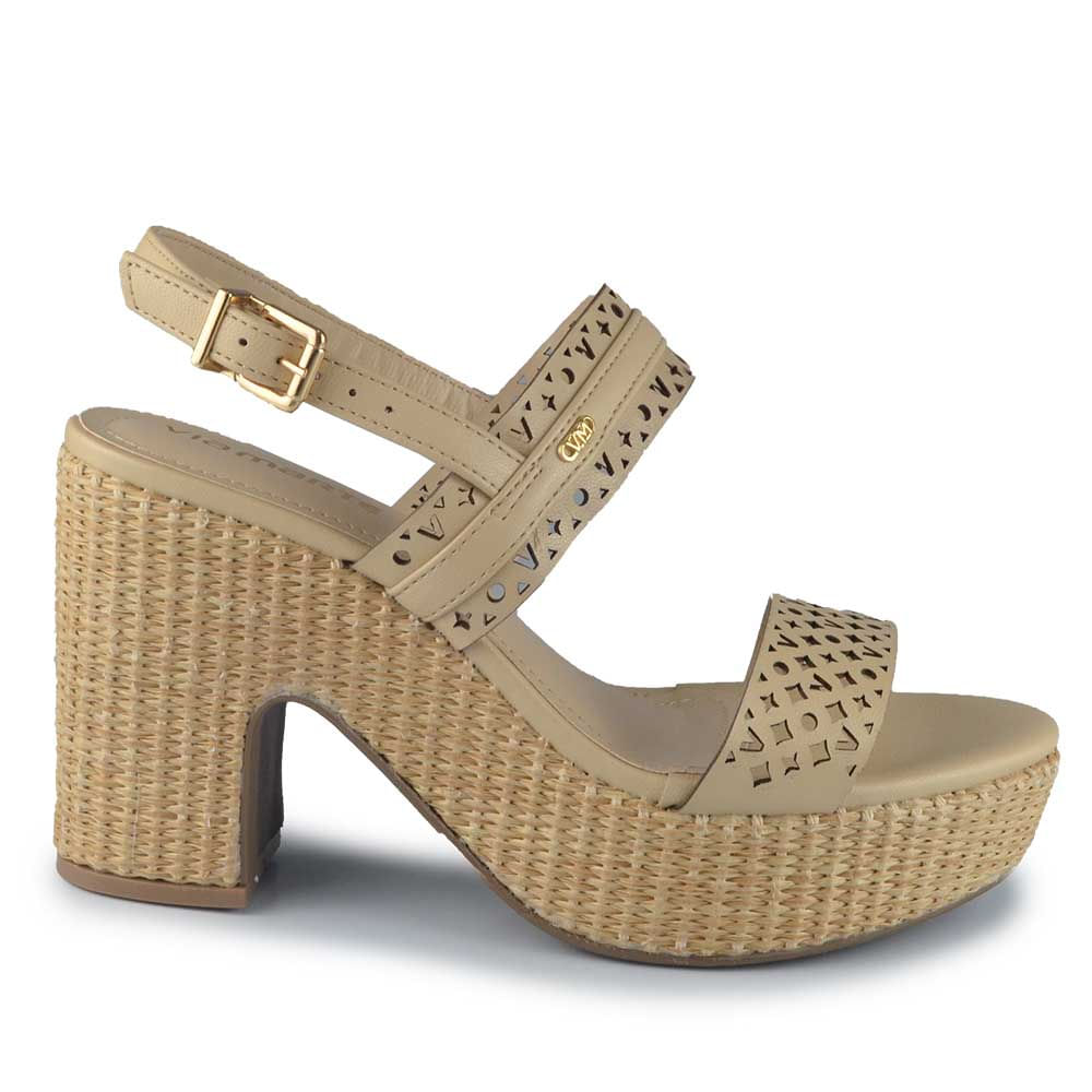 Sandália Salto Alto Via Marte Feminina 275-003-01 - Foto 1