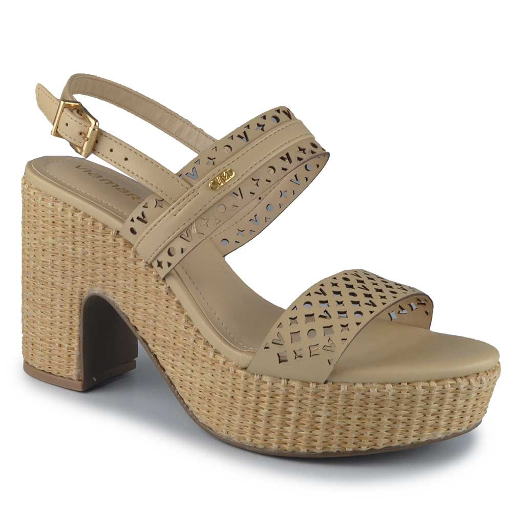 Sandália Salto Alto Via Marte Feminina 275-003-01 - Foto 2