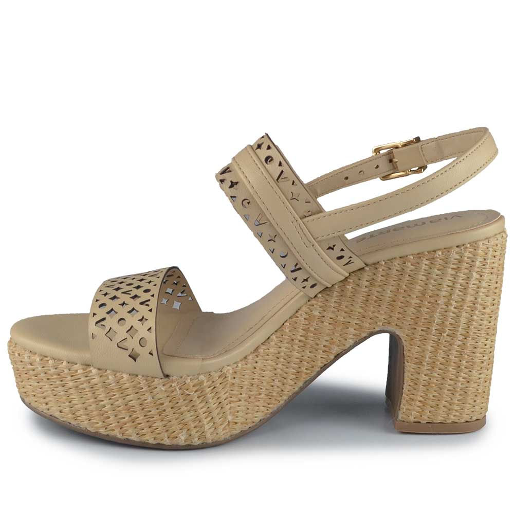 Sandália Salto Alto Via Marte Feminina 275-003-01 - Foto 3