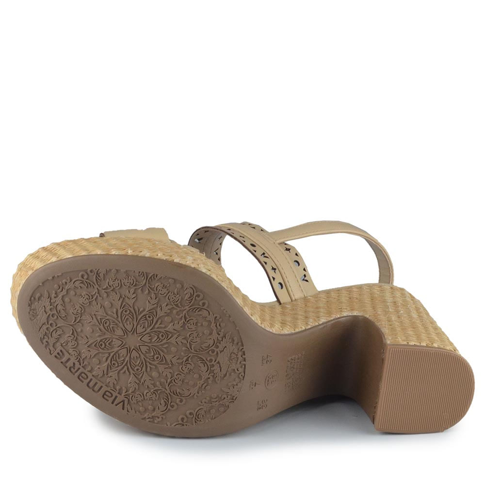 Sandália Salto Alto Via Marte Feminina 275-003-01 - Foto 5