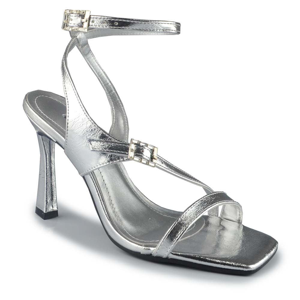 Sandália Salto Alto Via Marte Feminina 298-004-01 - Foto 2