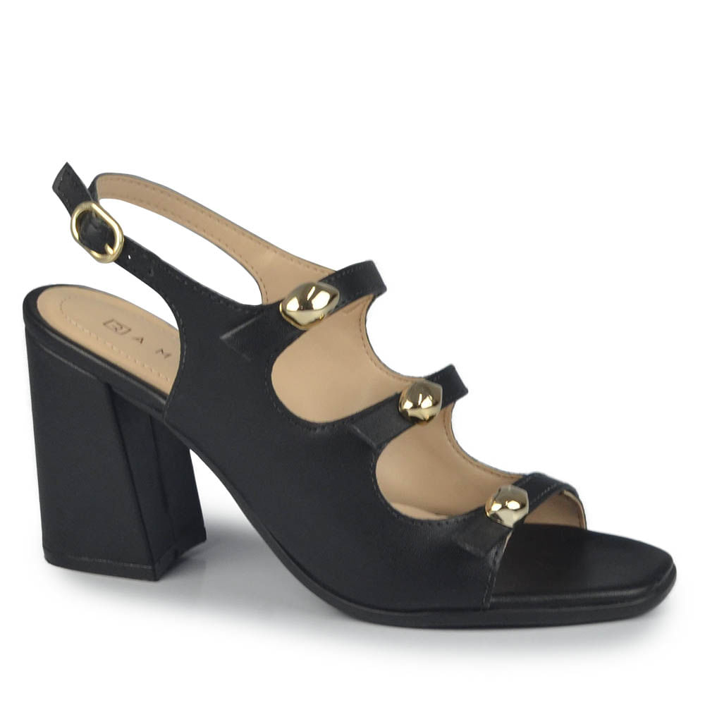 Sandália Ramarim Feminina Salto Bloco 2541205 - Foto 2