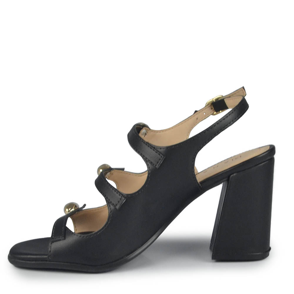 Sandália Ramarim Feminina Salto Bloco 2541205 - Foto 3