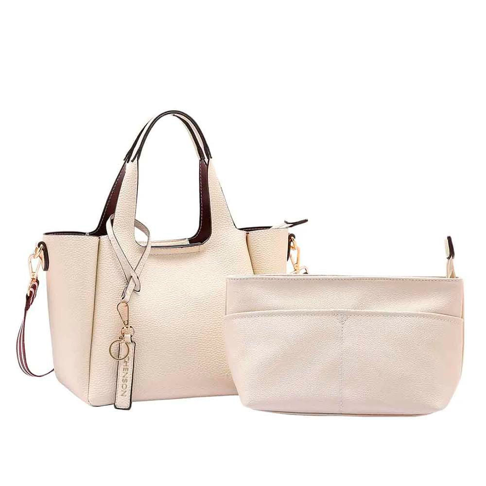 Kit Bolsa Casual Chic Chenson Feminina com Necessaire CG85007 - Foto 4