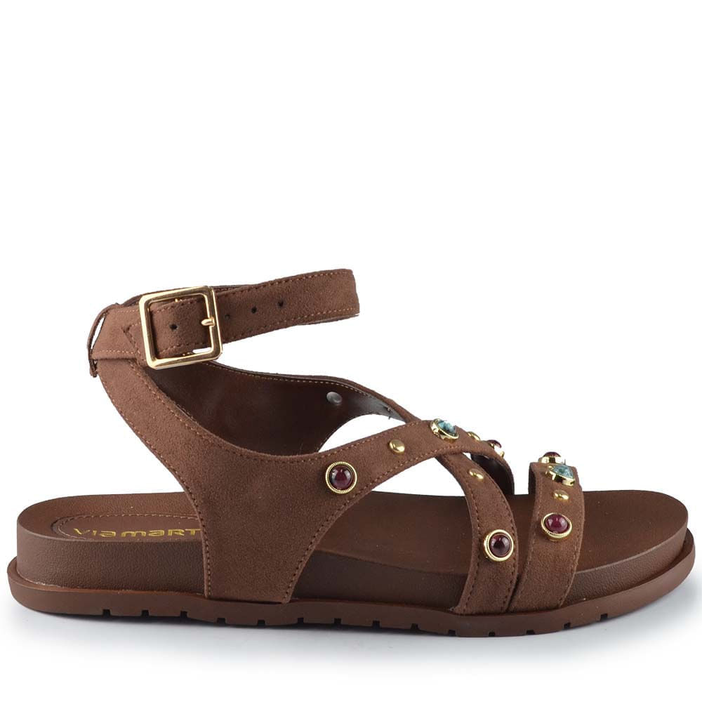 Sandália Papete Via Marte Feminina 174-016-01 - Foto 1