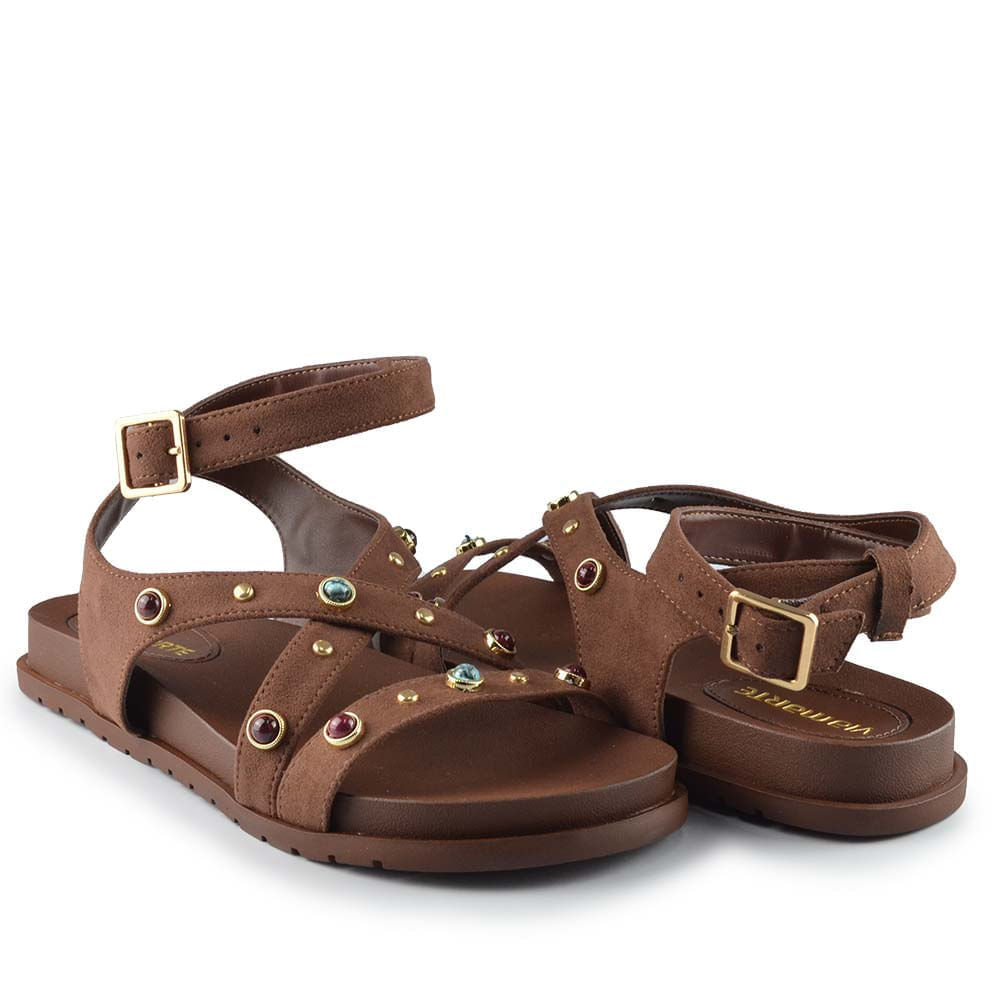 Sandália Papete Via Marte Feminina 174-016-01 - Foto 6