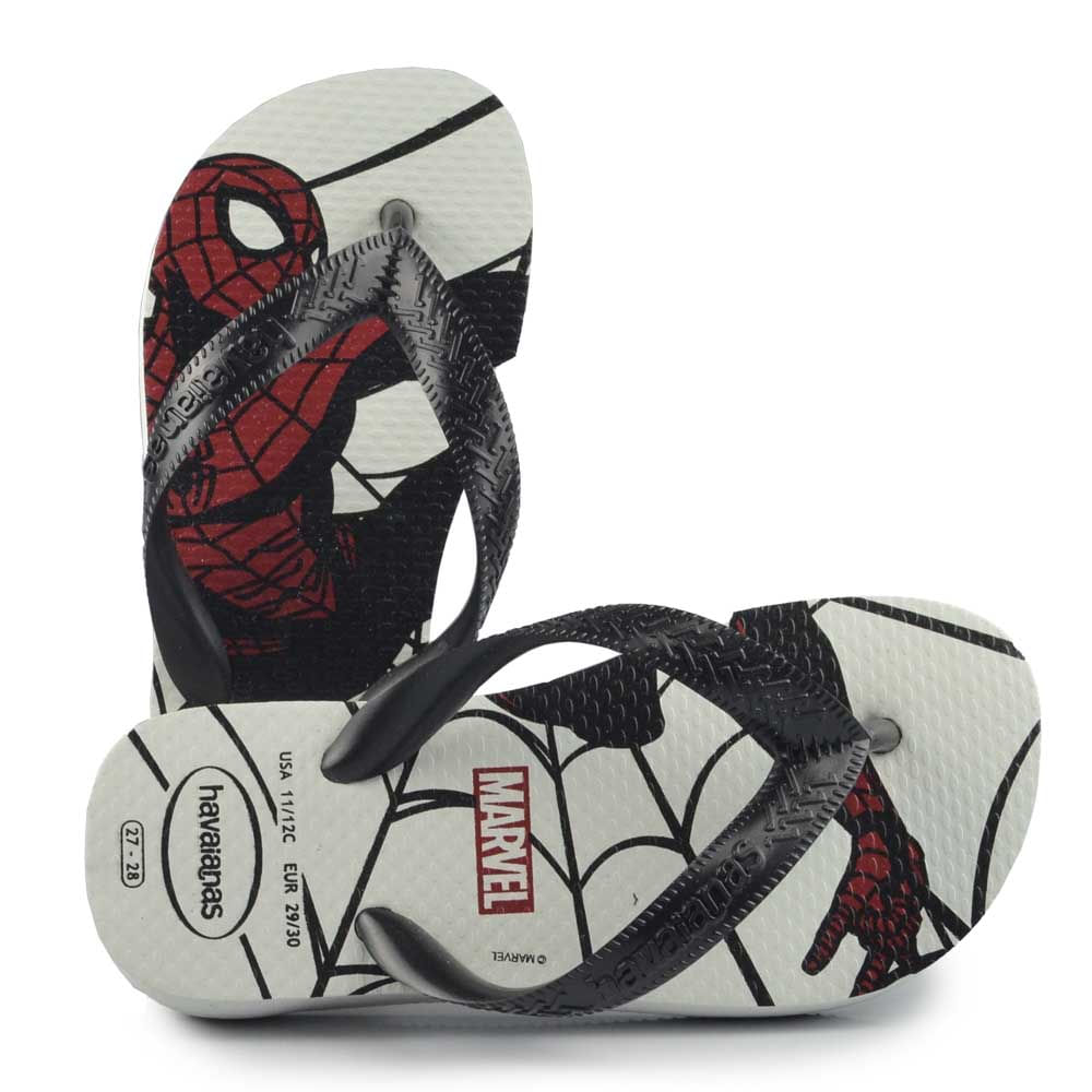Chinelo Infantil Havaianas Masculino Marvel 24/25 - Foto 1