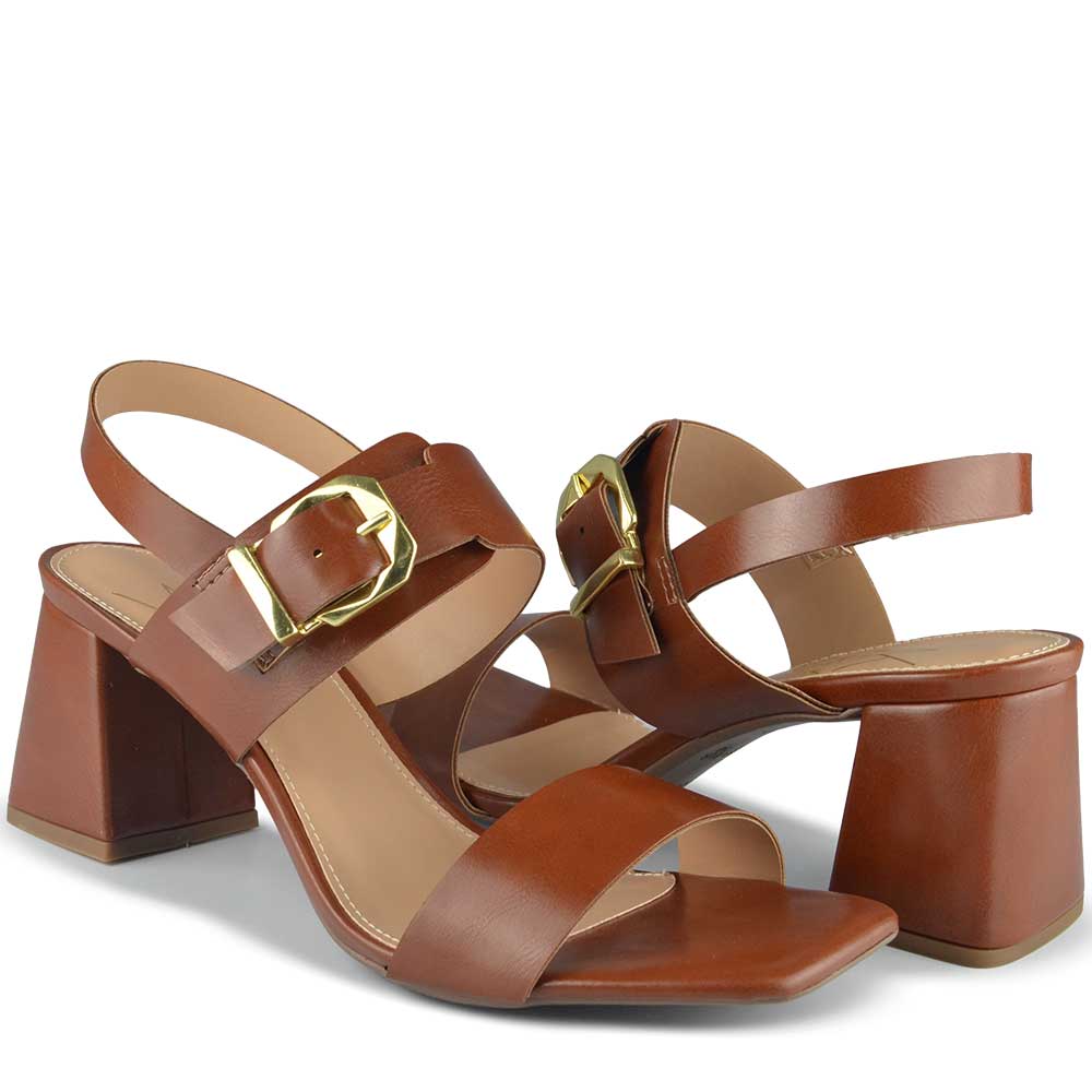 Sandália Salto Bloco Vero K Feminina 1751.880 - Foto 6