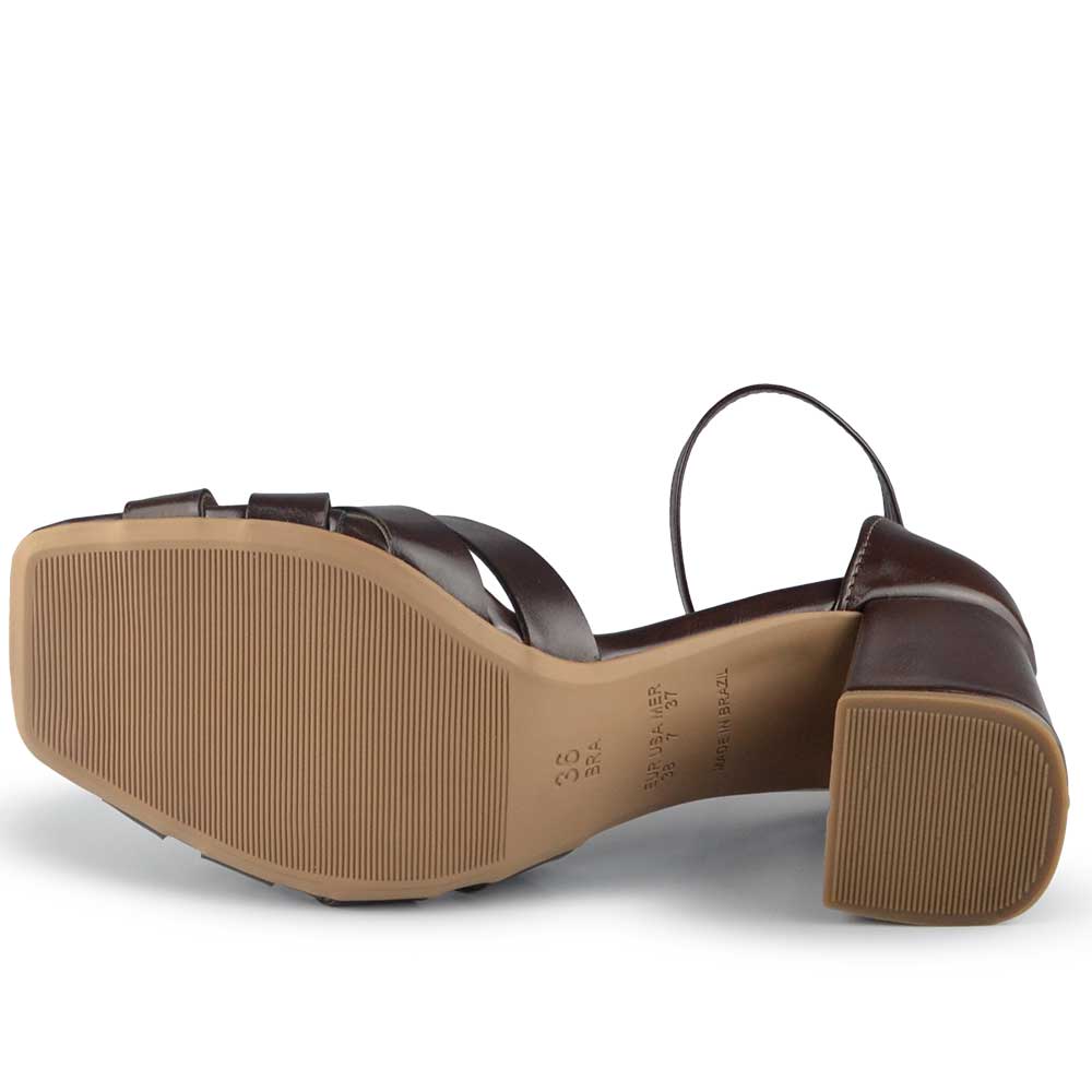 Sandália Salto Bloco Vero K Feminina 123.877 - Foto 5