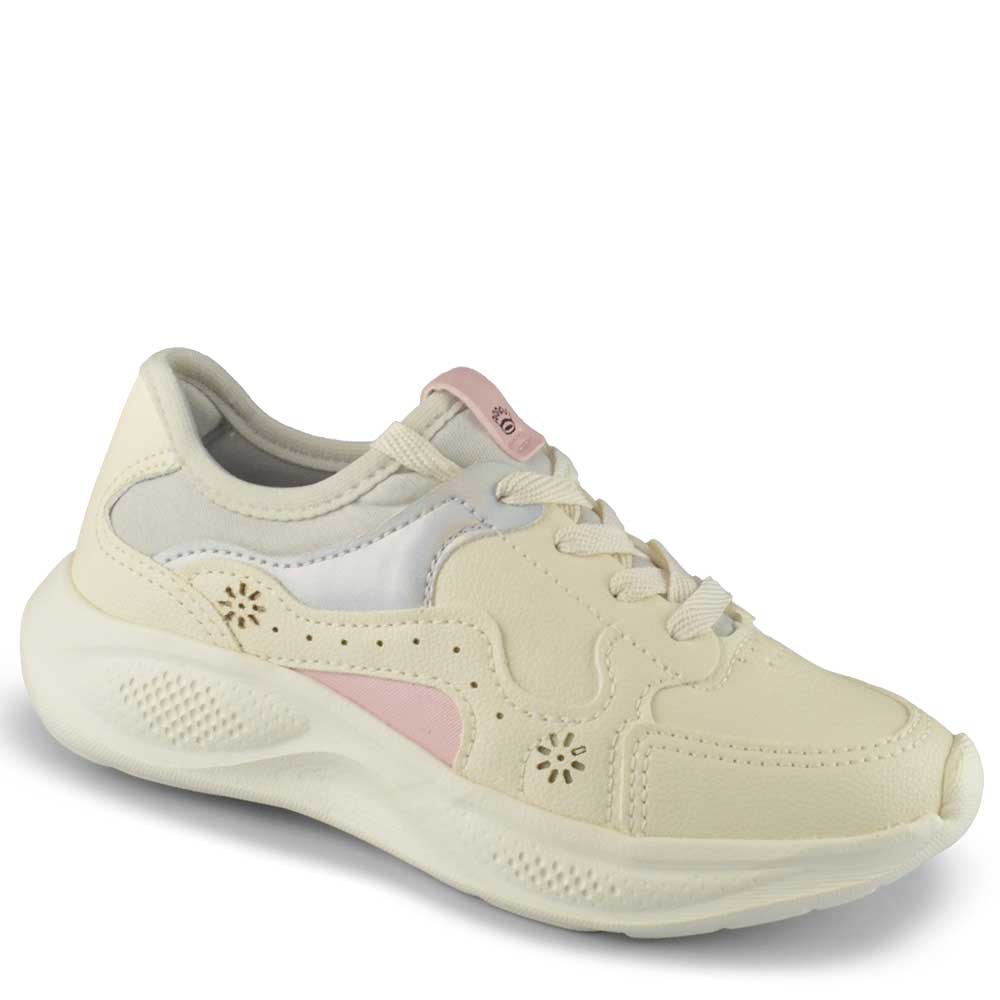 Tênis Casual  Pink Cats Infantil Feminino V5822 - Foto 2