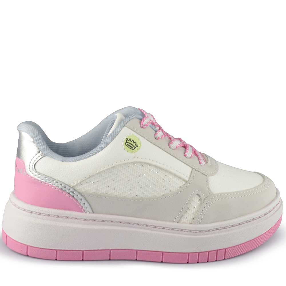 Tênis Casual Pink Cats Infantil Feminino V5641 - Foto 1