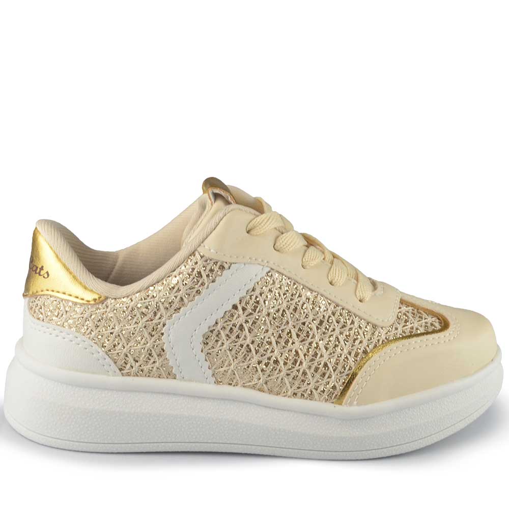 Tênis Casual Pink Cats Infantil Feminino V5631 - Foto 1