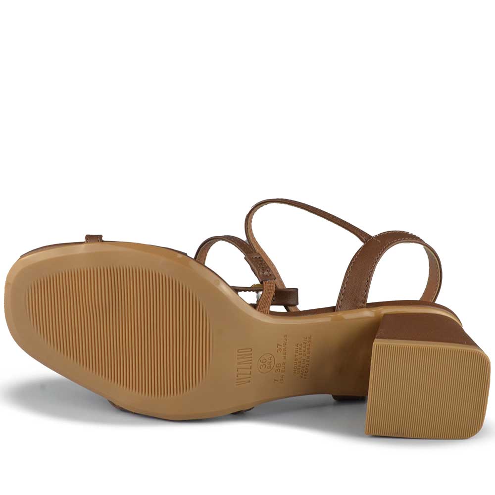 Sandália Salto Bloco Vizzano Feminina 6428.153 - Foto 5