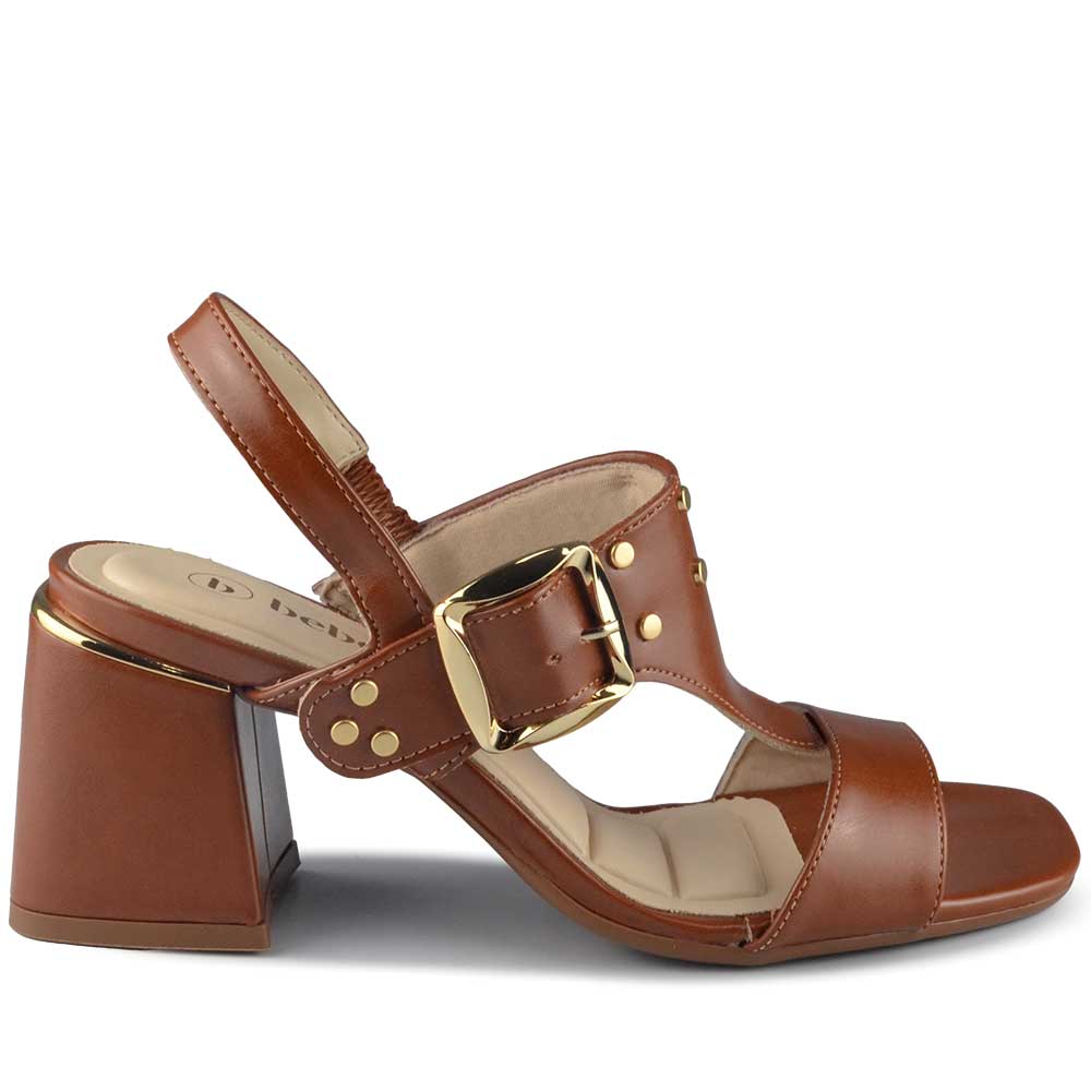 Sandália Salto Bloco Bebece Feminina T6011-202 - Foto 1