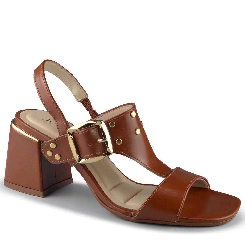 Sandália Salto Bloco Bebece Feminina T6011-202 - Foto 2