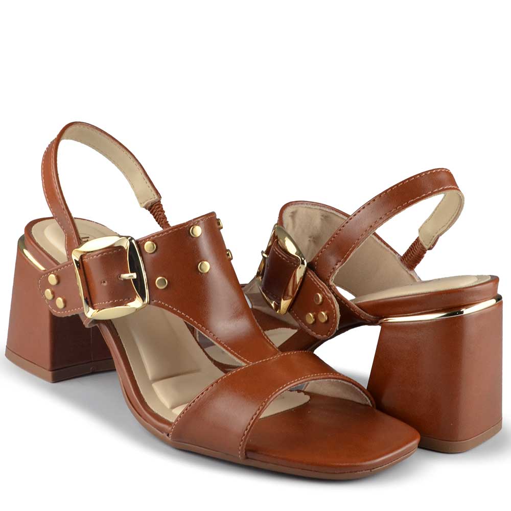 Sandália Salto Bloco Bebece Feminina T6011-202 - Foto 6