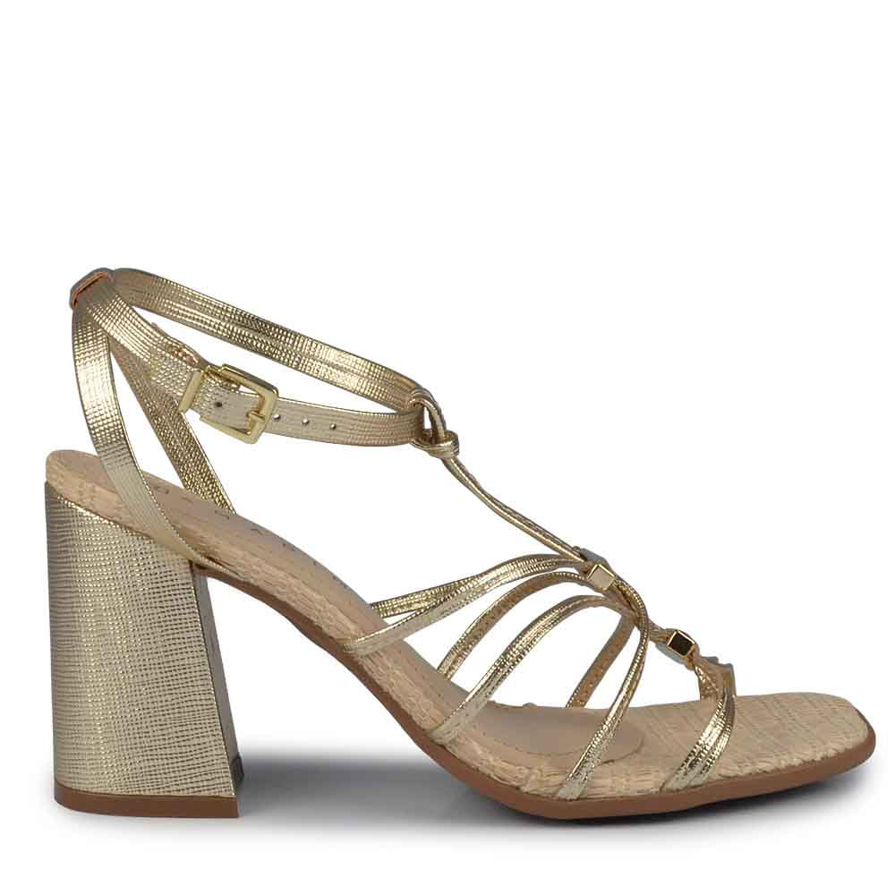 Sandália Ramarim Feminino Salto Bloco 2541204 - Foto 1