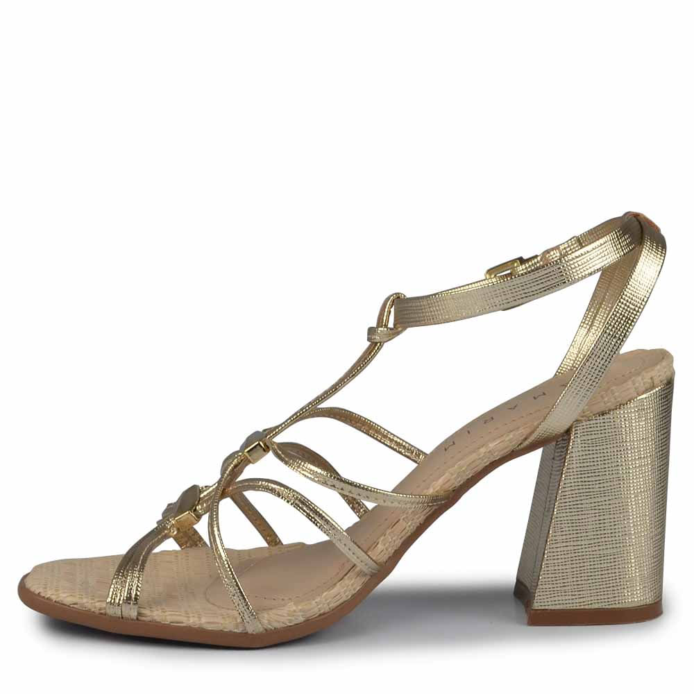 Sandália Ramarim Feminino Salto Bloco 2541204 - Foto 3